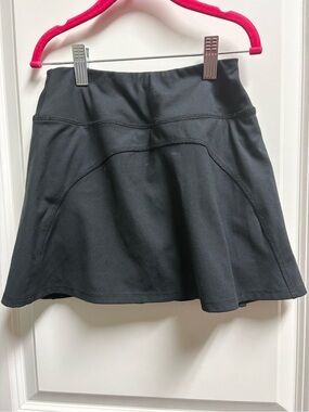 Madewell Black Circle Skirt with Flared Hem